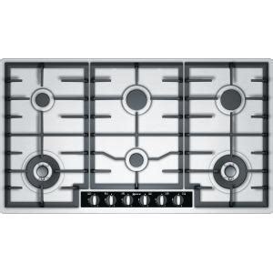 neff t29s96n1 stainless steel 90cm gas hob